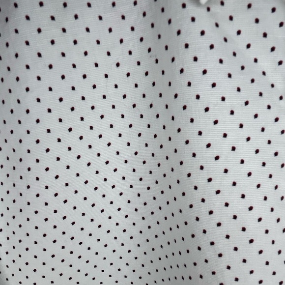 Michael Kors Preppy Business Casual Button Down Polka Dot Men's Shirt Size L - Picture 3 of 5